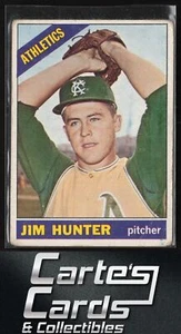 Jim Hunter 1966 Topps #36 Salón de la Fama del Atletismo de Kansas City - Imagen 1 de 2