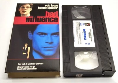 Bad Influence VHS 1990 Rob Lowe James Spader RCA/Columbia - Image 1 of 4