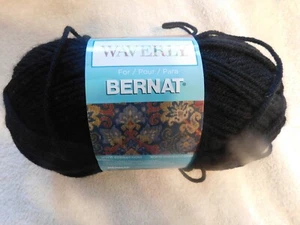 BERNAT WAVERLY FILATO NERO. 3,5 oz - Foto 1 di 5