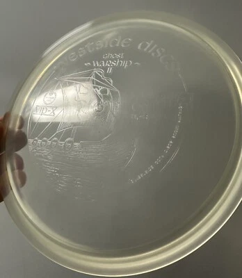 Westside Discs Vip X Ghost Warship 2 RARE New Clear Disc Golf Midrange Rare Vipx - Image 1 of 4