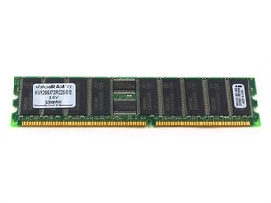 KINGSTON 512MB DDR PC-2100 266MHZ ECC 184-PIN RAM MEMORY MODULE 9965127-001.A02 - Picture 1 of 2