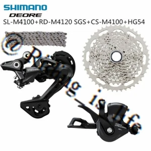 New SHIMANO Deore M4100 1X10 Speed MTB Groupset 4 Pcs 46T W/RD-M5120 - Picture 1 of 8