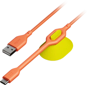 Nolii 1m Tangerine USB-A to USB-C Loop Cable (NEW IN BOX) - Picture 1 of 4