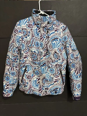 Spyder Thinsulate Mujer Talla 8 Estampado Púrpura Con Capucha Snowboard Esquí Chaqueta Invierno Foto 1 de 4