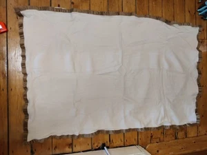 AaBe Decke Wolle Holland weiß braun 95 x 150 cm Baby - Bild 1 von 11