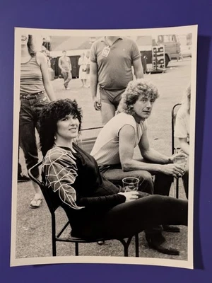 Heart and Led Zeppelin (Ann WIlson, Robert Plant) rare press photo from 70s - Image 1 of 3