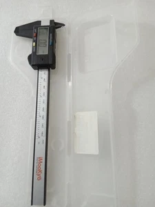 Digital Caliper Carbon Fiber Composite Resolution 0.1mm/0.01 SR44/LR 44 1.5V Bat - Picture 1 of 9