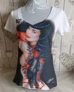Olivia De Berardinis Bettie Page Inspired Women's S/M Shirley of Hollywood Tee - Picture 1 of 17