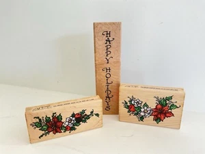 Estampillas de goma montadas de 3 estampillas de vacaciones, botín de pascua, colección en spray - Imagen 1 de 3
