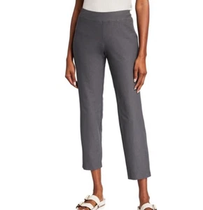 Eileen Fisher Washable Stretch Crepe Slim Fit Ankle Length Pant size small - Picture 1 of 6