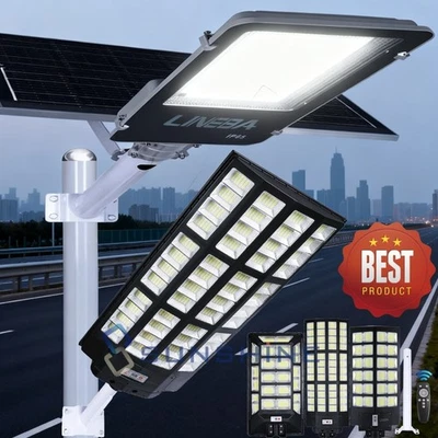 9999999900LM Solar Street Light Commercial Outside Dusk Dawn Solar Lighting Bulb - Image 1 of 4