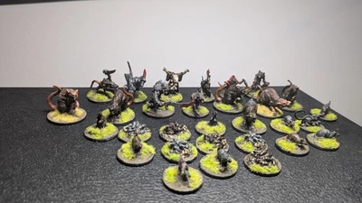 Lote de miniaturas pintadas Rat Men Skaven Encounter - para D&D, Mordheim, Frostgrave Foto 1 de 4
