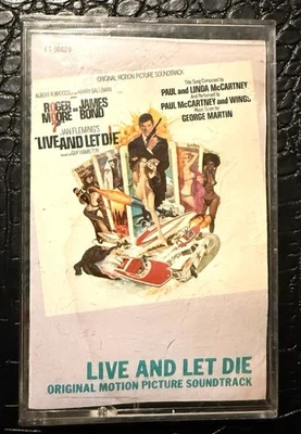 Live And Let Die - Original Motion Picture Soundtrack Cassette Tape James Bond  - Image 1 of 4