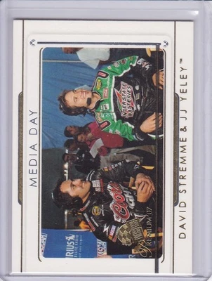 David Stremme & J.J. Yeley Media Day 2007 Press Pass Premium card 66 - Image 1 of 2