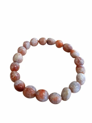 Sonnenstein Nugget Armband - Heilstein, Herzchakra - Bild 1 von 4