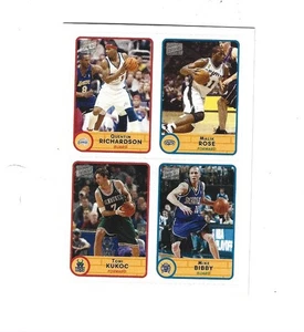 2003-04 Bazooka Four on One Stickers #23 Quentin Richardson/Rose/ Kukoc/ Bibby - Picture 1 of 2