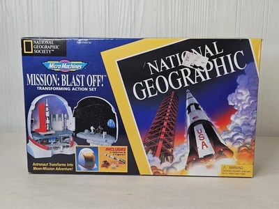 1998 Galoob Micro Machines National Geographic Mission Blast Off Action Set - Image 1 of 4