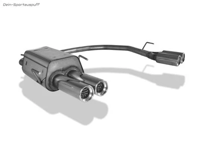 FOX Duplex Deportivo Opel Astra G Cc Hatchback 2x80mm Redondo Arrollado Recto - Imagen 1 de 2