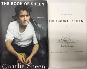 AUTOGRAPHED Charlie Sheen The Book of Sheen A Memoir SIGNED Hardcover AUTOGRAPH - Bild 1 von 4