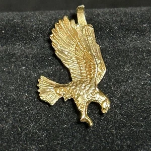 VTG 10K GF Flying Eagle Pendant 1.25” X 0.75” - Picture 1 of 7