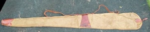 ORIGINAL ANTQ ORIG WINCHESTER 1892 GEWEHR CANVAS & LEDER WAFFENKOFFER - Bild 1 von 14