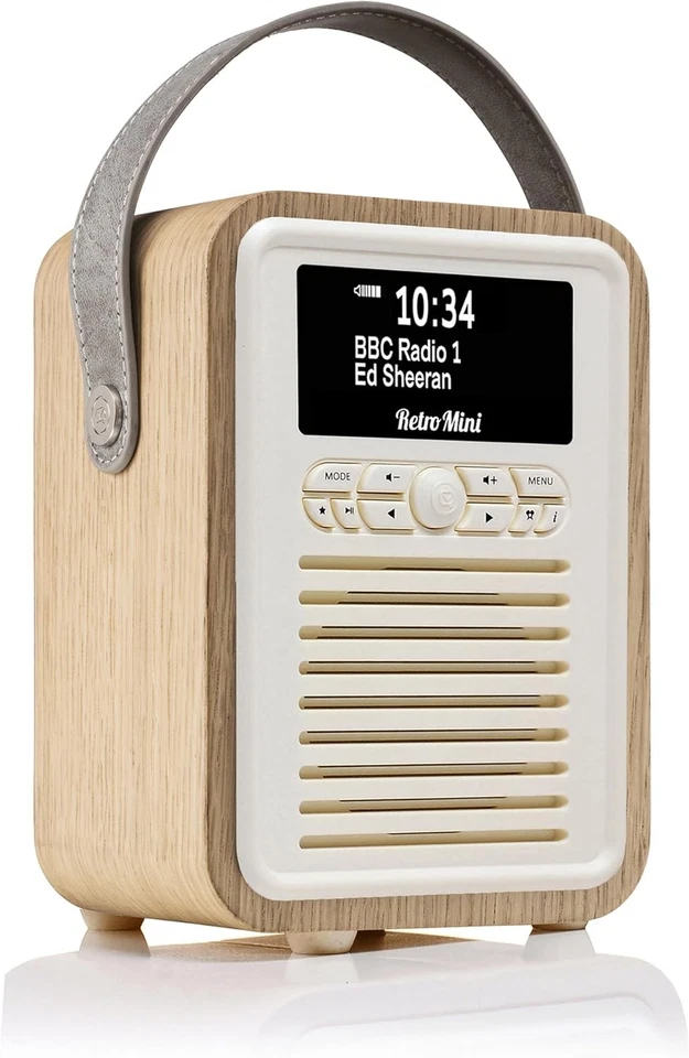 Tragbares DAB Radio mit Bluetooth-Lautsprecherein, DAB+Radio Alarm Wecker - Bild 1 von 4