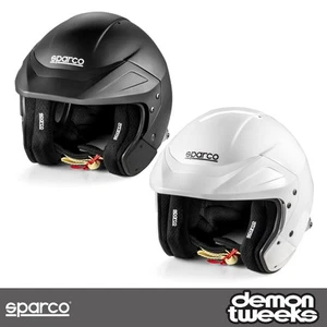 Sparco Flux RJ Open Face Helmet - FIA 8859-2024 Approved, Lightweight, FHR Posts - Picture 1 of 23