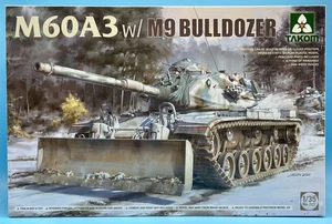 Takom 1/35 2137 M60A3 w/M9 Bulldozer Brand New Complete Kit - Picture 1 of 2