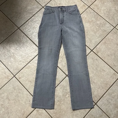 NYDJ Women’s Straight Jeans - Size 6 - Lift Tuck Tech - Gray Wash - EUC - Image 1 of 4
