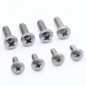 Stainless Screws for Honda Accord License Plates (Set of 8, Silver) - Picture 1 of 3