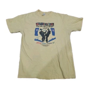 Vintage 1989 Old Style Bier Chicago Blues Festival Richard Daley Mayor T-Shirt L - Bild 1 von 4