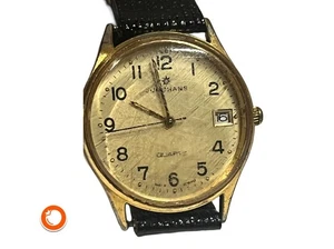 Junghans Quartz Vintage HAU años 19,70 fecha funciona bien nuevo pedido. Alemania - Imagen 1 de 4