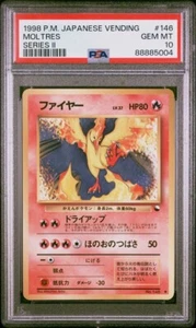 PSA 10 Japanese Pokemon Moltres Vending Series 2 #146 1998 - Bild 1 von 2