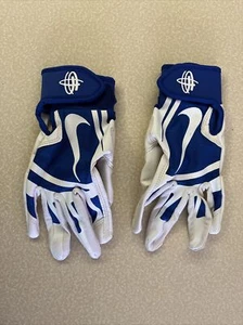 Guanti da battitura Nike Huarache Edge giovani piccoli/unisex blu royal/bianco - Foto 1 di 2