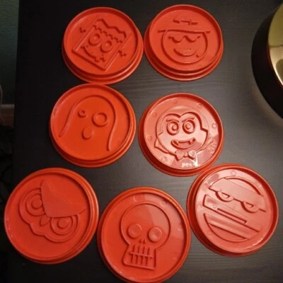 Cortadores de galletas redondos con formas de chef mimado de Halloween. Foto 1 de 3