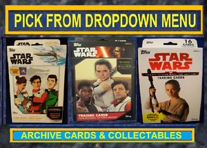 Star Wars Hanger Box: Resistance, Card Trader, Force Awakens, Last Jedi You Pick - Bild 1 von 7