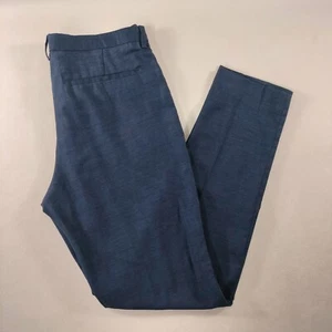 H&M Skinny Fit Blue Flat Front Khaki Chino Pants Mens Size 30 - Picture 1 of 6