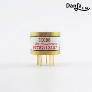One Gold plated ECC88 TO ECC82 12AU7 Vacuum tube convert socket - Picture 1 of 11