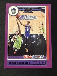 2021-22 Panini NBA Hoops - Purple #108 Tyrese Haliburton - Bild 1 von 2