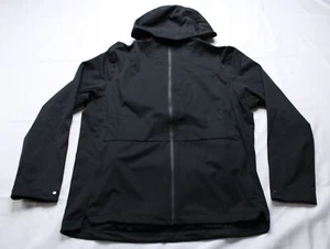 Western Rise Men's Pack-able Meta Shell Rain Jacket LC7 Black Large NWT - Picture 1 of 4