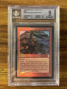 MTG✨AVALANCHE RIDERS FOIL✨Time Spiral-Timeshifted BGS 9 MINT 2006 POP 1 ! - Picture 1 of 8