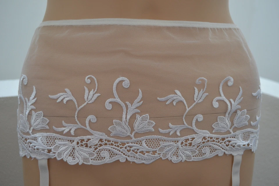 Wolford Lace Suspender Stocking Belt Straps Strumpfhalter Extra Small - Bild 1 von 1