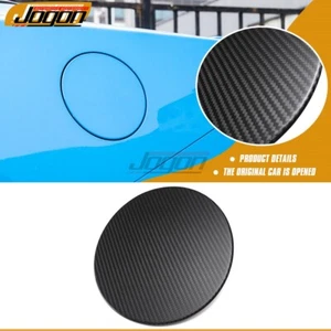 Matte Carbon Fuel Tank Gas Oil Cover Trim For Ford Mustang S650 V8 GT 2024-2025 - Picture 1 of 10