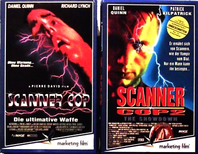 Scanner  Cop  1  &  2  *  FSK  ab 18 Jahren * ERSTAUFLAGEN ~ große  Verleihcover - Bild 1 von 4