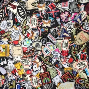 Mixed Sew-On Embroidered Random Mix Iron On Patches Clothing Badge Clothes 50PCS - Picture 1 of 7