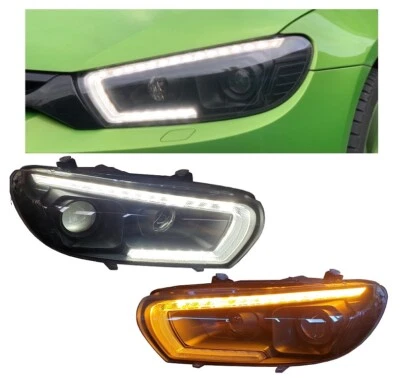 XENON Scheinwerfer für VW Scirocco 08-14 Led Tagfahrlicht dynamischer Blinker - Bild 1 von 4