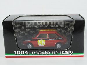 Brumm, 1:43 scale, FIAT 127,  G Ceccato, Two Valleys Rally 1972 (Italy) #R553