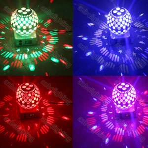 Rotating LED Magic Ball Light Dj Lights RGBW Flash Disco Bar Club Stage Lighting - Picture 1 of 9