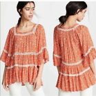 NWT Free People Talk About It Pop Combo Coral Tunic Size Medium M.S.R.P. $108