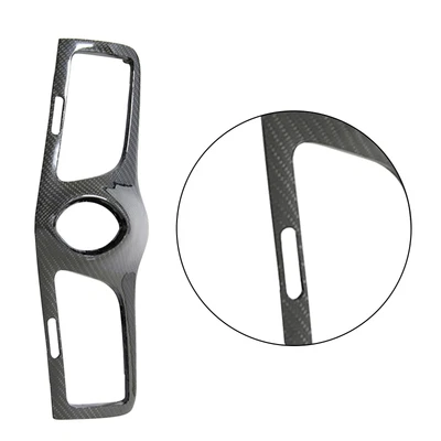Carbon Fiber Console Clock Vent Panel Cover Trim for Maserati GranTurismo 08-1Fq - Image 1 of 4